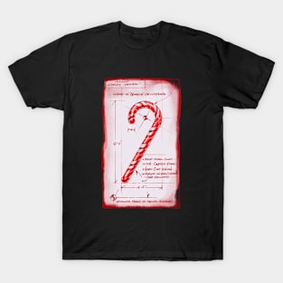 Candy Cane tech spec T-Shirt